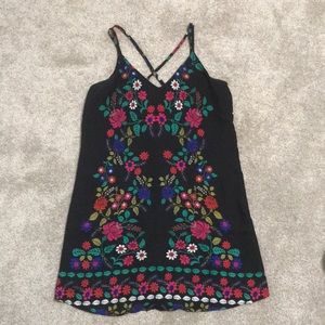 Floral A-line Swing Dress